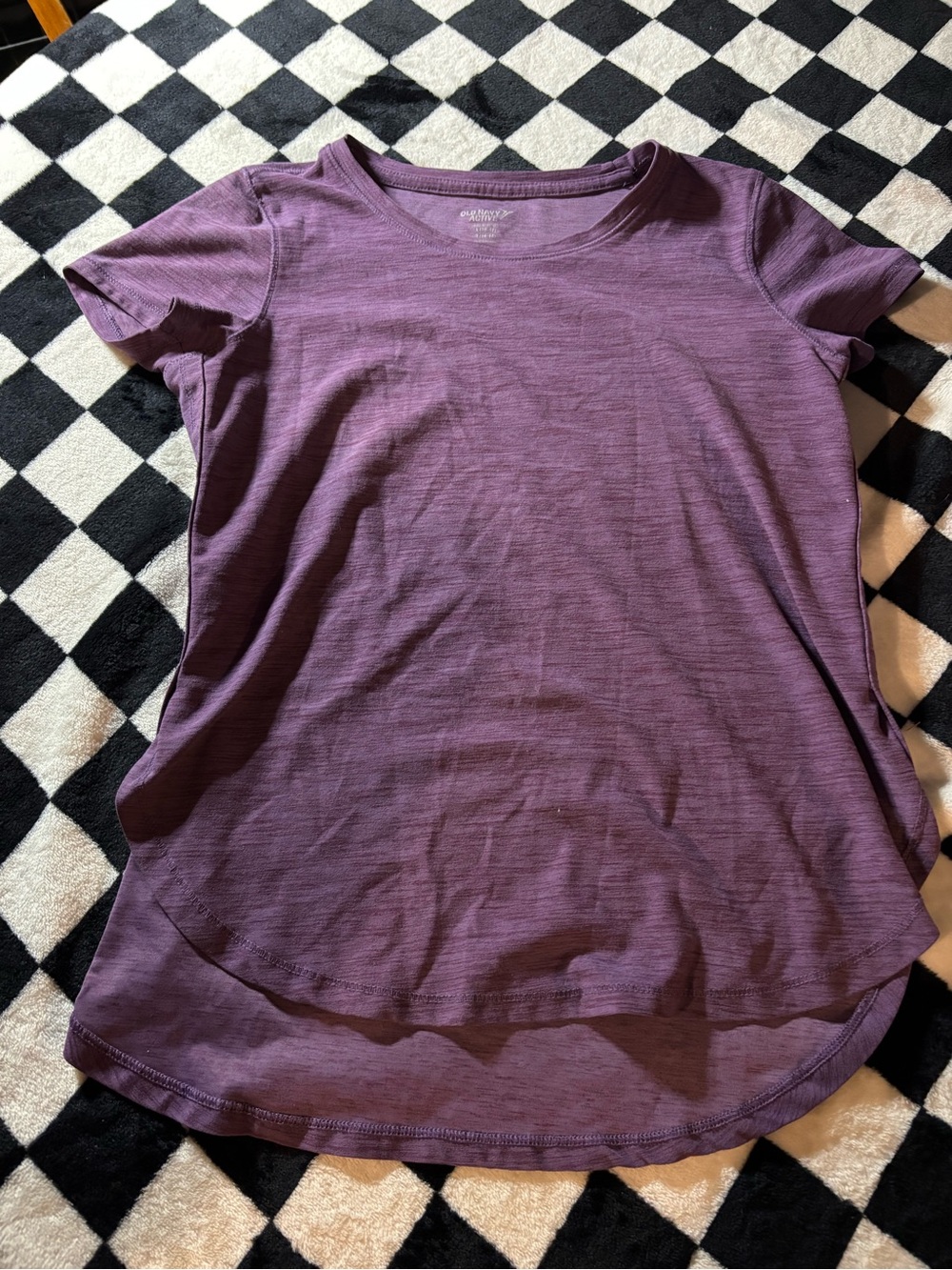 Girls large purple old navy active wear tshirt